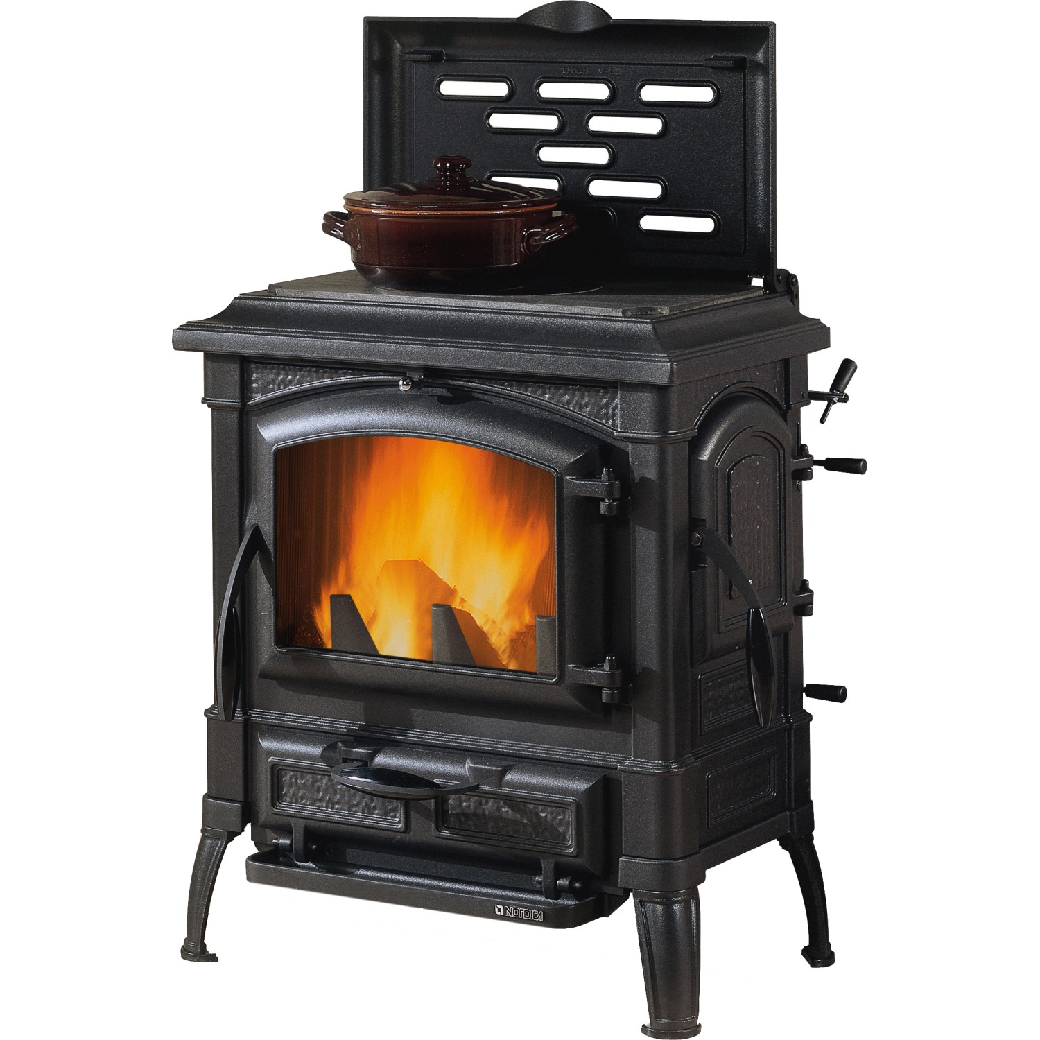 Firefix Küchenofen Isetta Gusseisen Schwarz 7,3 kW günstig online kaufen