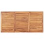 vidaXL Gartentisch aus Teakholz, 180x90 cm, ideal für Garten und Terrasse.