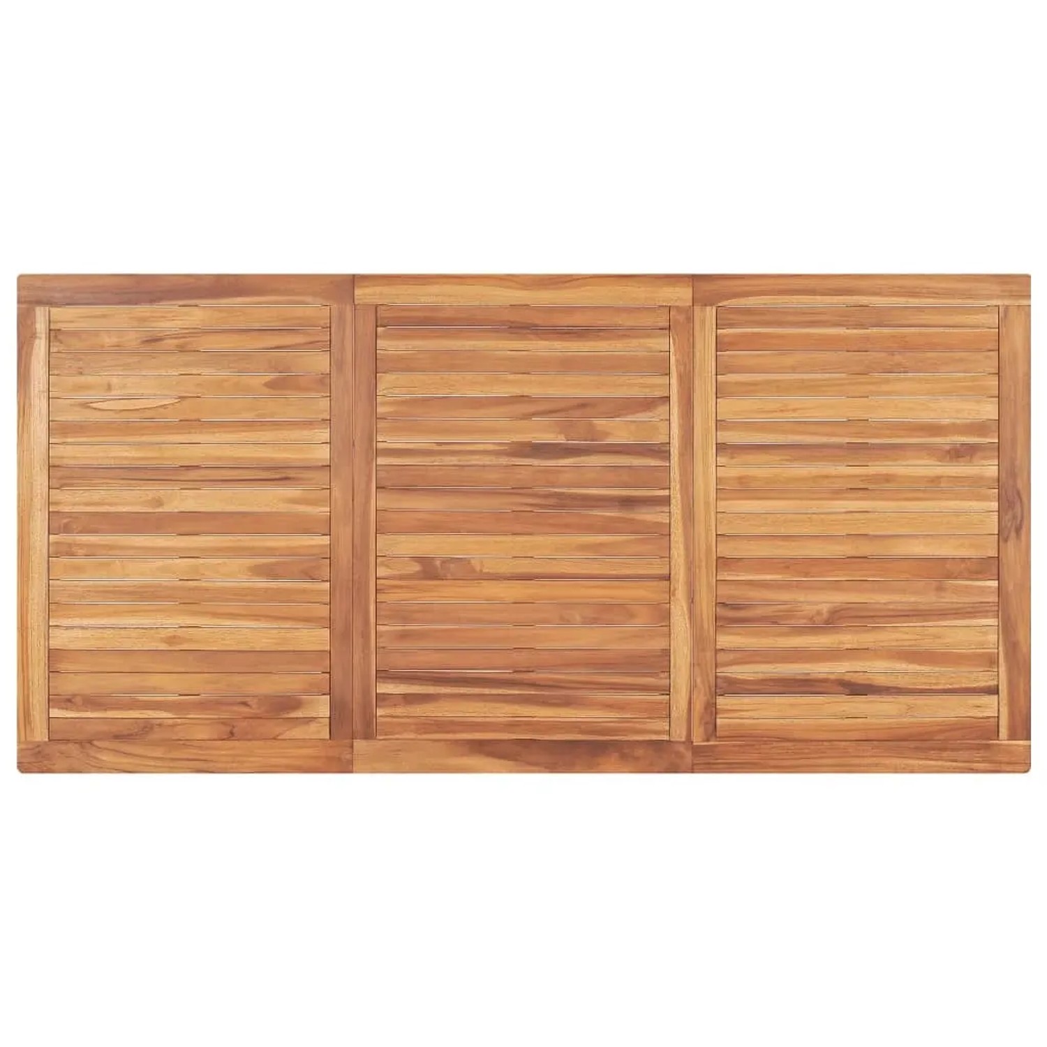 vidaXL Gartentisch aus Teakholz, 180x90 cm, ideal für Garten und Terrasse.
