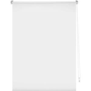 Weißes Tageslicht-Rollo Zamora, 80x175 cm, für Sichtschutz ohne Verdunkelung.