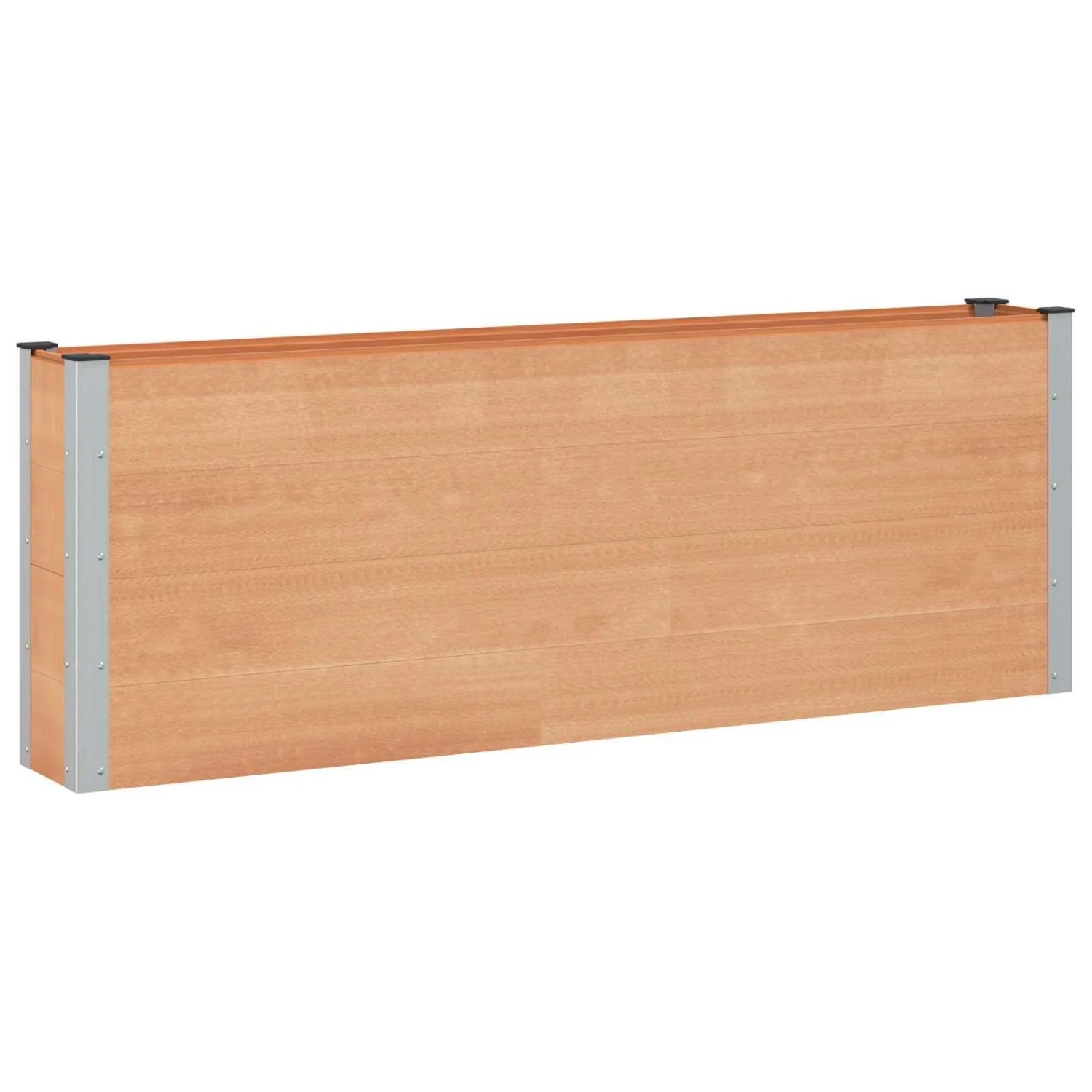 vidaXL Hochbeet Braun 200 x 30 x 72 cm WPC und Aluminium 3438795