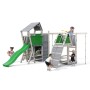 Spielturm Funky Combo DREAMLAND MONSTER mit Rutsche, Kletterwand, Schaukel und Picknicktisch.