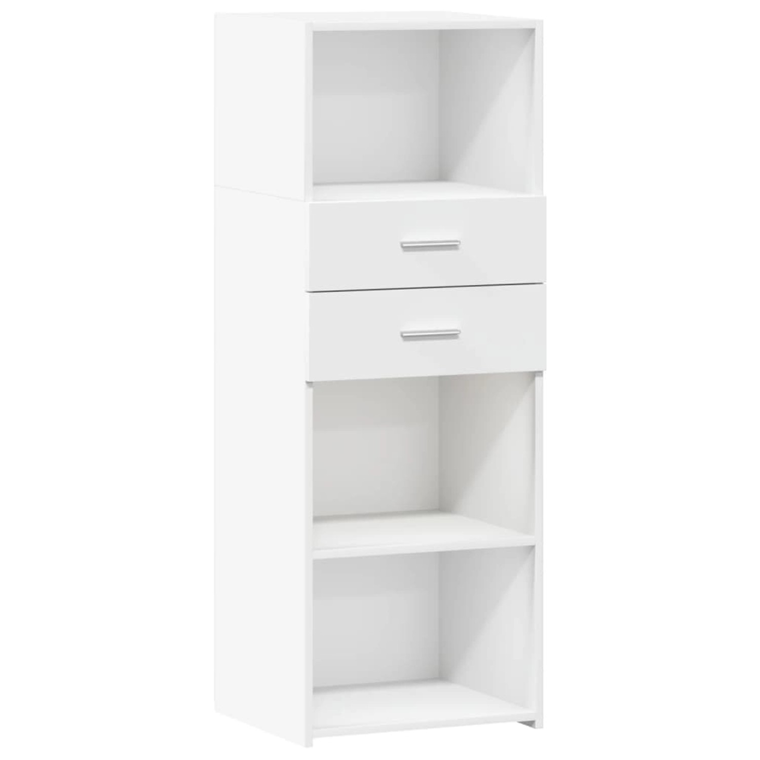 vidaXL Highboard Weiß 45x42,5x124 cm Holzwerkstoff 846166