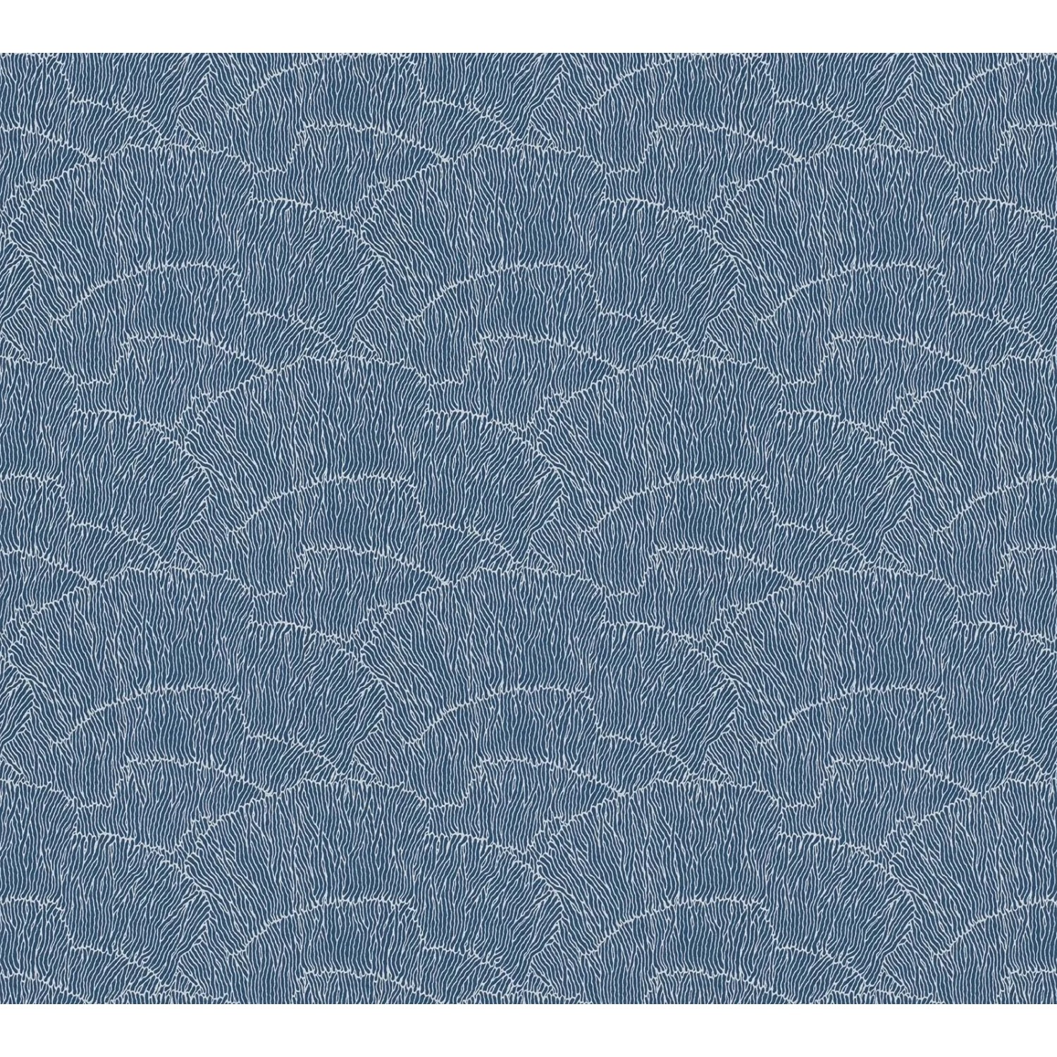 Blaue Vliestapete mit abstraktem Muster, Architects Paper Ap Arcade 391746.