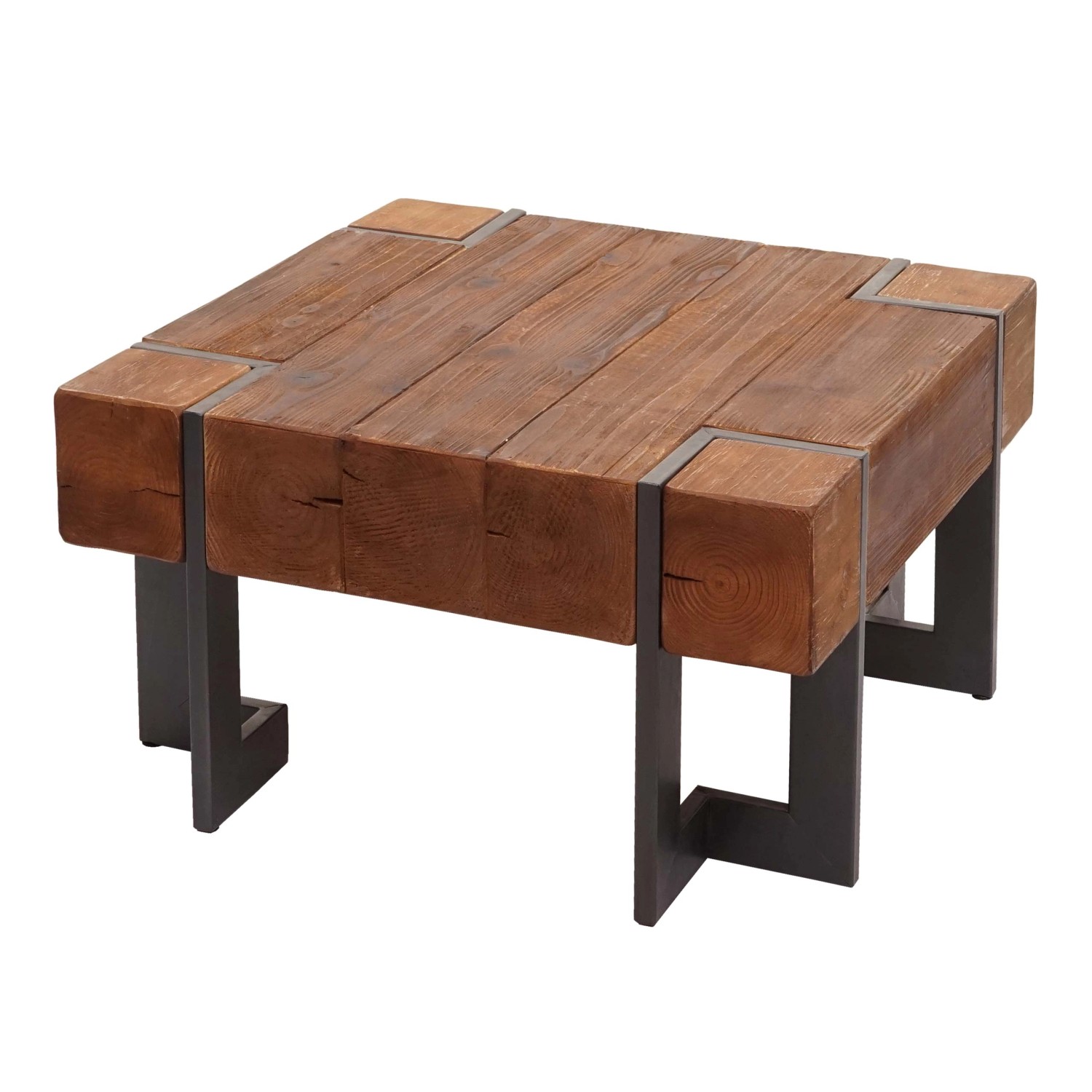 MCW Couchtisch A15 Braun 70x70cm günstig online kaufen