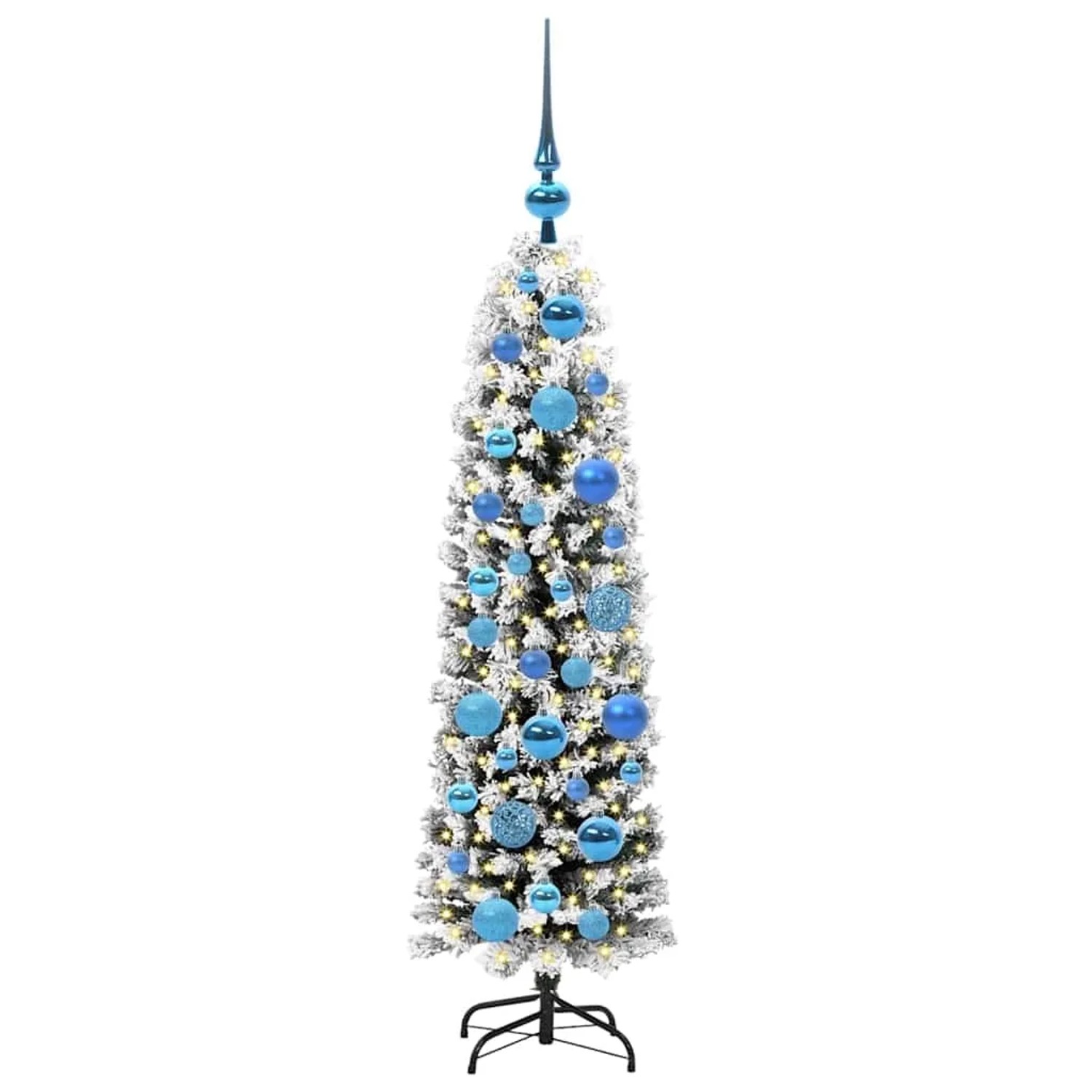 vidaXL Künstlicher Weihnachtsbaum mit 150 LEDs mit Ständer Grün 120 cm 3395003