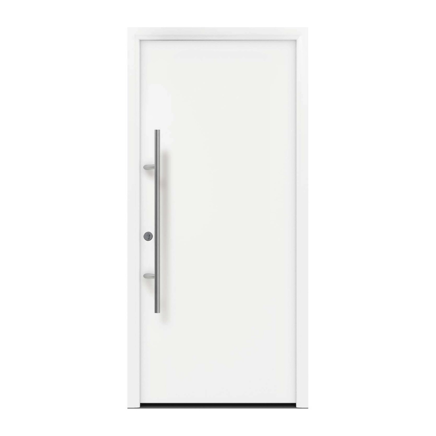 EcoStar Haustür Isopro Secur IPS 010 Verkehrsweiß 110 cm x 210 cm DIN L günstig online kaufen