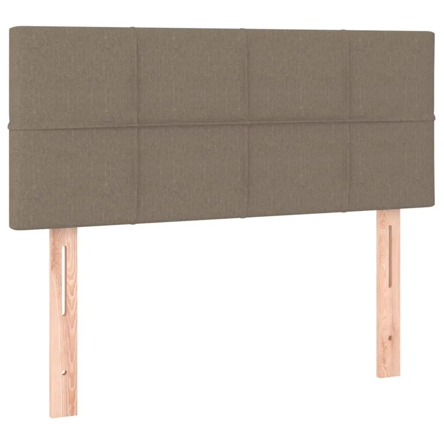 vidaXL Kopfteil Taupe 90x5x78/88 cm Stoff 346022