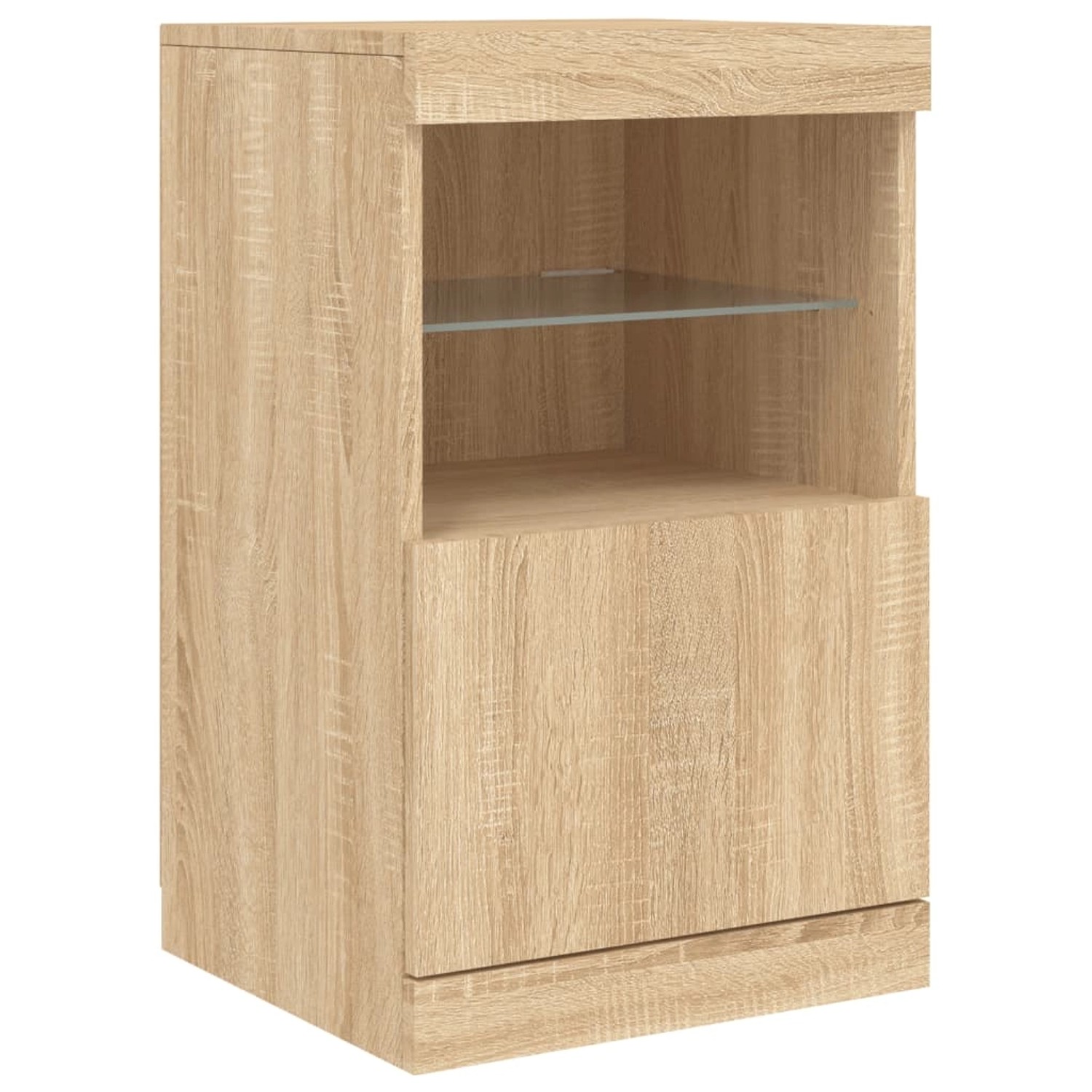 vidaXL Sideboard mit LED-Leuchten Sonoma-Eiche 41x37x67 cm 836681 günstig online kaufen