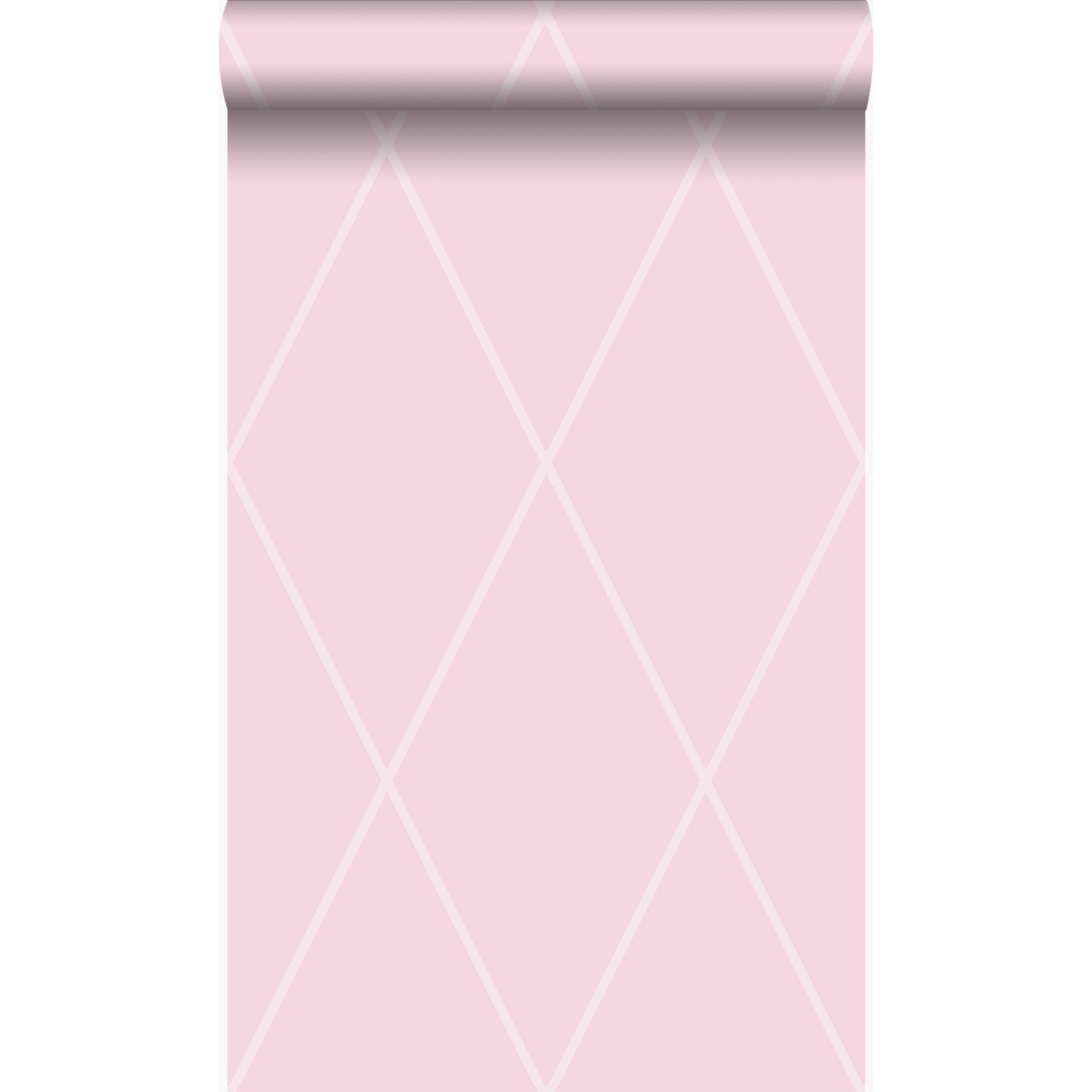 Origin Wallcoverings Tapete Karomuster Rosa 53 cm x 10.05 m günstig online kaufen