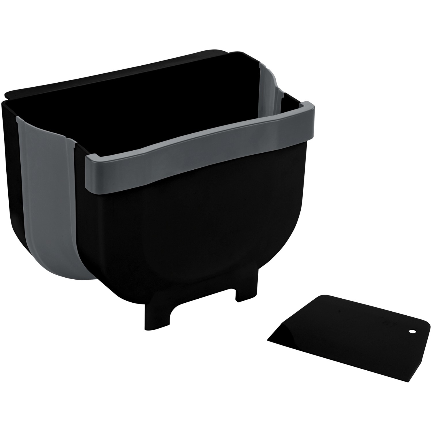 Wenko Tür-Abfalleimer Fago 5 l Black Outdoor Kitchen Schwarz günstig online kaufen