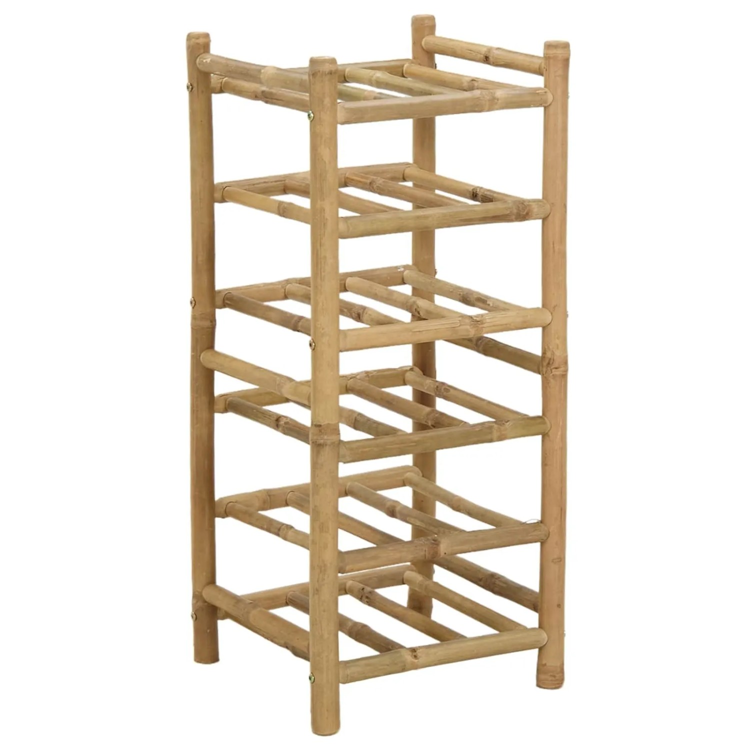 vidaXL Weinregal Natur 32,5 x 29,5 x 72 cm Bambus 42028071