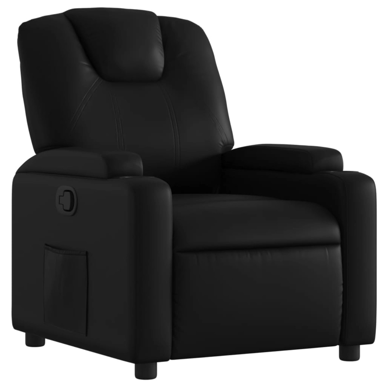 vidaXL Relaxsessel Kunstleder Schwarz 3205976 günstig online kaufen