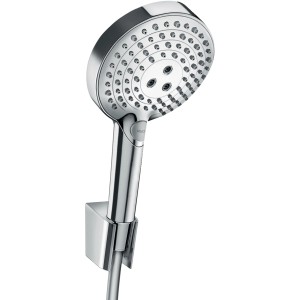 Hansgrohe Raindance Select S 120 Brauseset mit Brausehalter und Schlauch, Chrom.