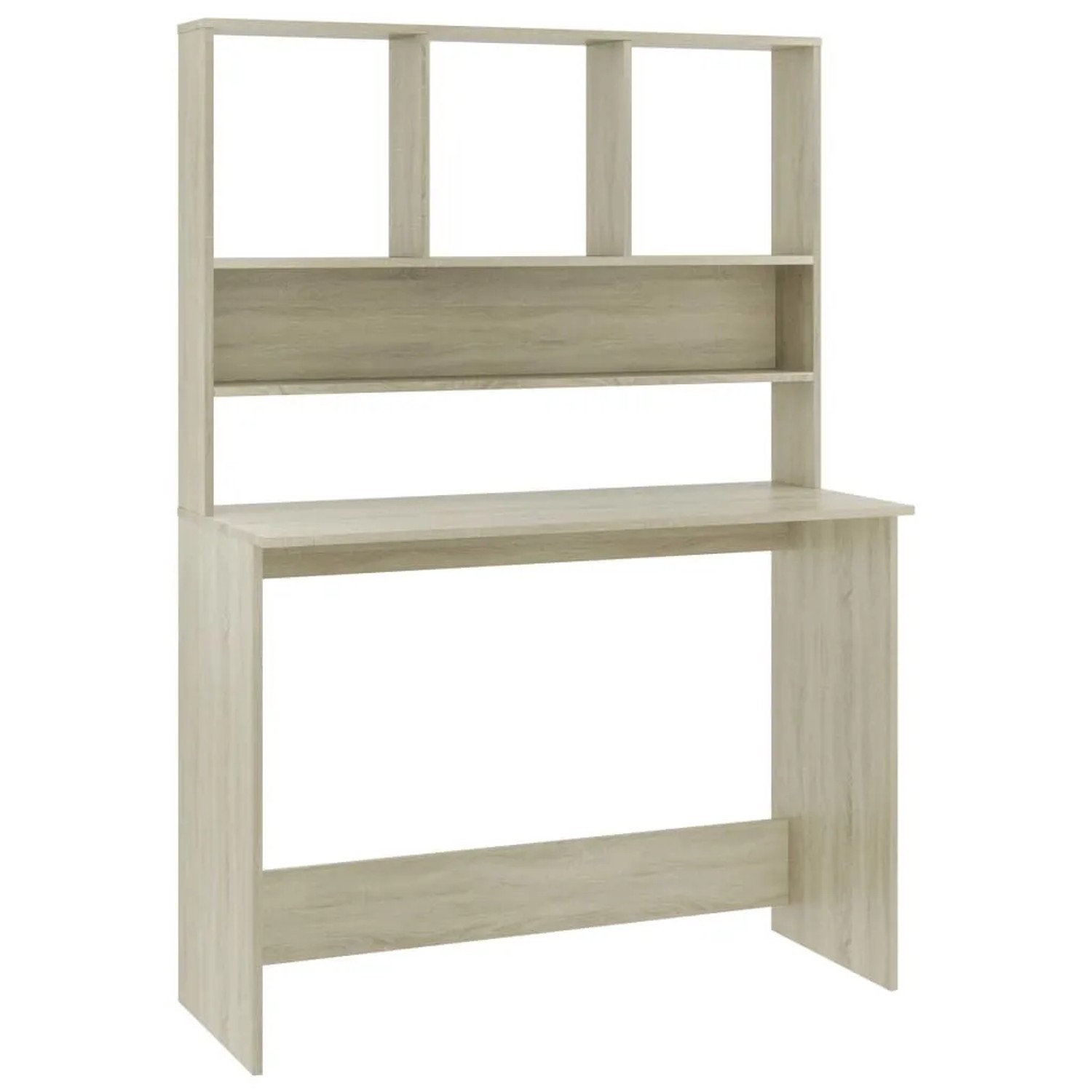vidaXL Schreibtisch mit Regalen Sonoma-Eiche 110x45x157 cm 800390