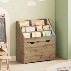 vidaXL Kinderregal Artisan-Eiche 60 x 29,5 x 69 cm Holzwerkstoff 892398