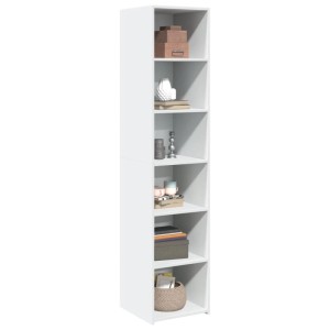 vidaXL Highboard Weiß 40x41x185 cm Holzwerkstoff 3281666