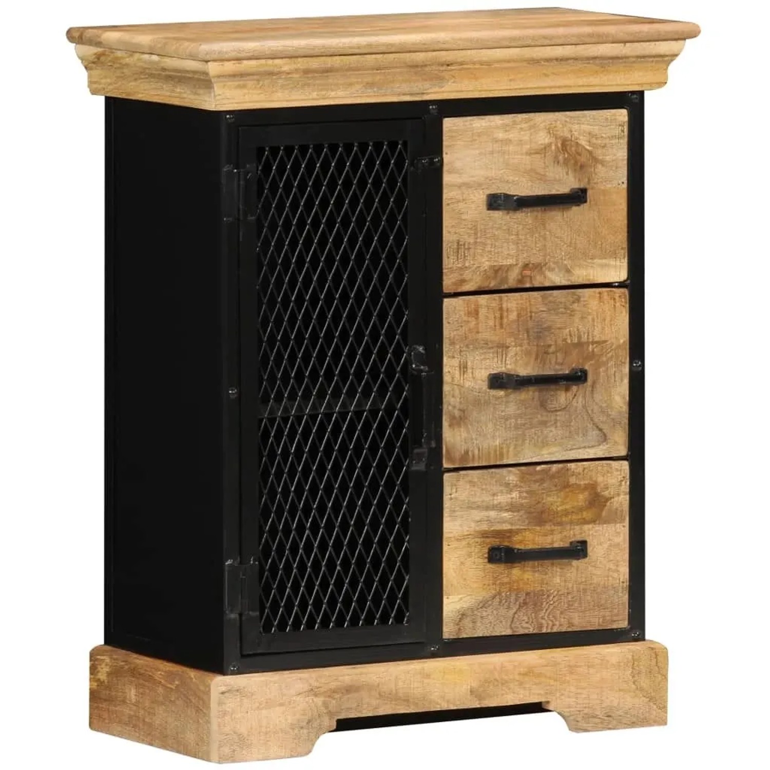 vidaXL Sideboard 60x30x75 cm Massivholz Mango 247580