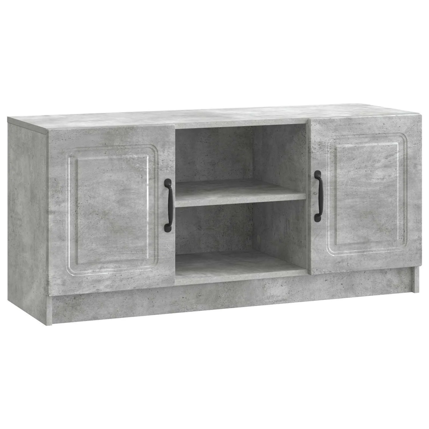 vidaXL TV-Schränk Betongrau 102 x 34,5 x 47 cm Holzwerkstoff 895848