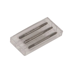 LUX Gewindebohrer Set Stahl M3 Comfort, 3-teilig im Kunststoffkasten.