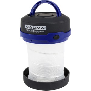 Calima Mini-Campinglaterne, faltbar, mit LED. Ideal für Camping und Freizeit.