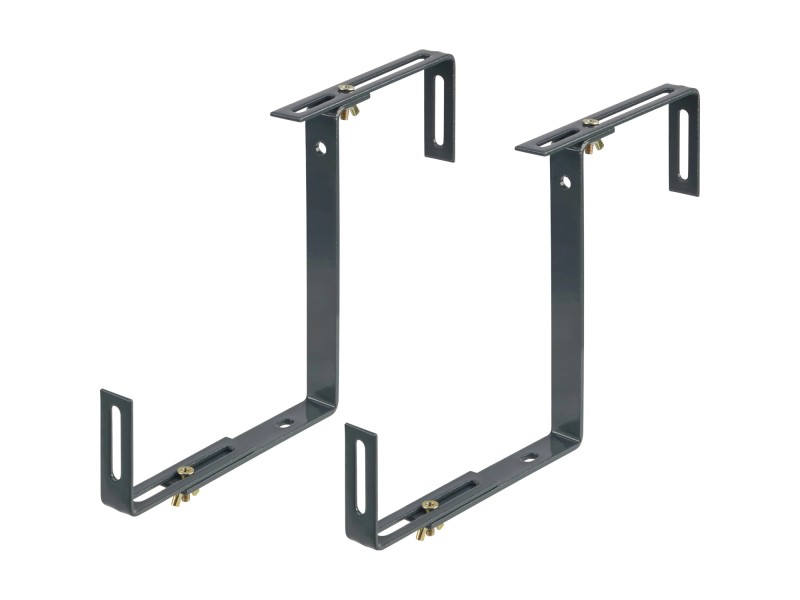 OBI Balkonkastenhalter · Anthrazit, 2er-Set – Produktbild 1 von 1