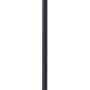 Schwarze, matte LED-Tischleuchte Kaami, 37 cm, für den Außenbereich.