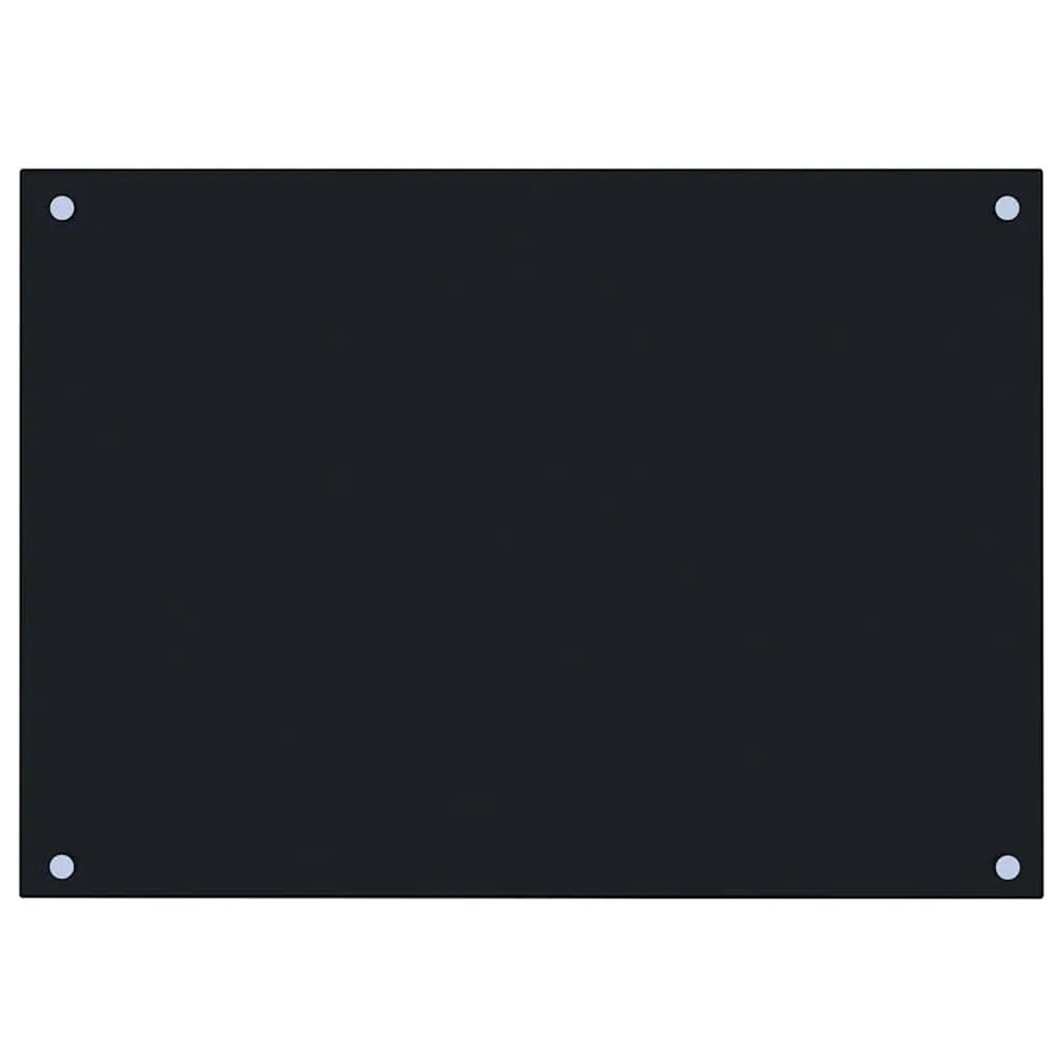 DELUKE Küchenrückwand Glas 70x50cm Schwarz Wandverklediung Küche Wandschutz Spritzschutz Herdspritzschutz Glasplatte
