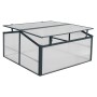 Floraworld Gewächshausaufsatz für Twin-Wall Hochbeet, 87x87x46cm, mit Klappfenster.