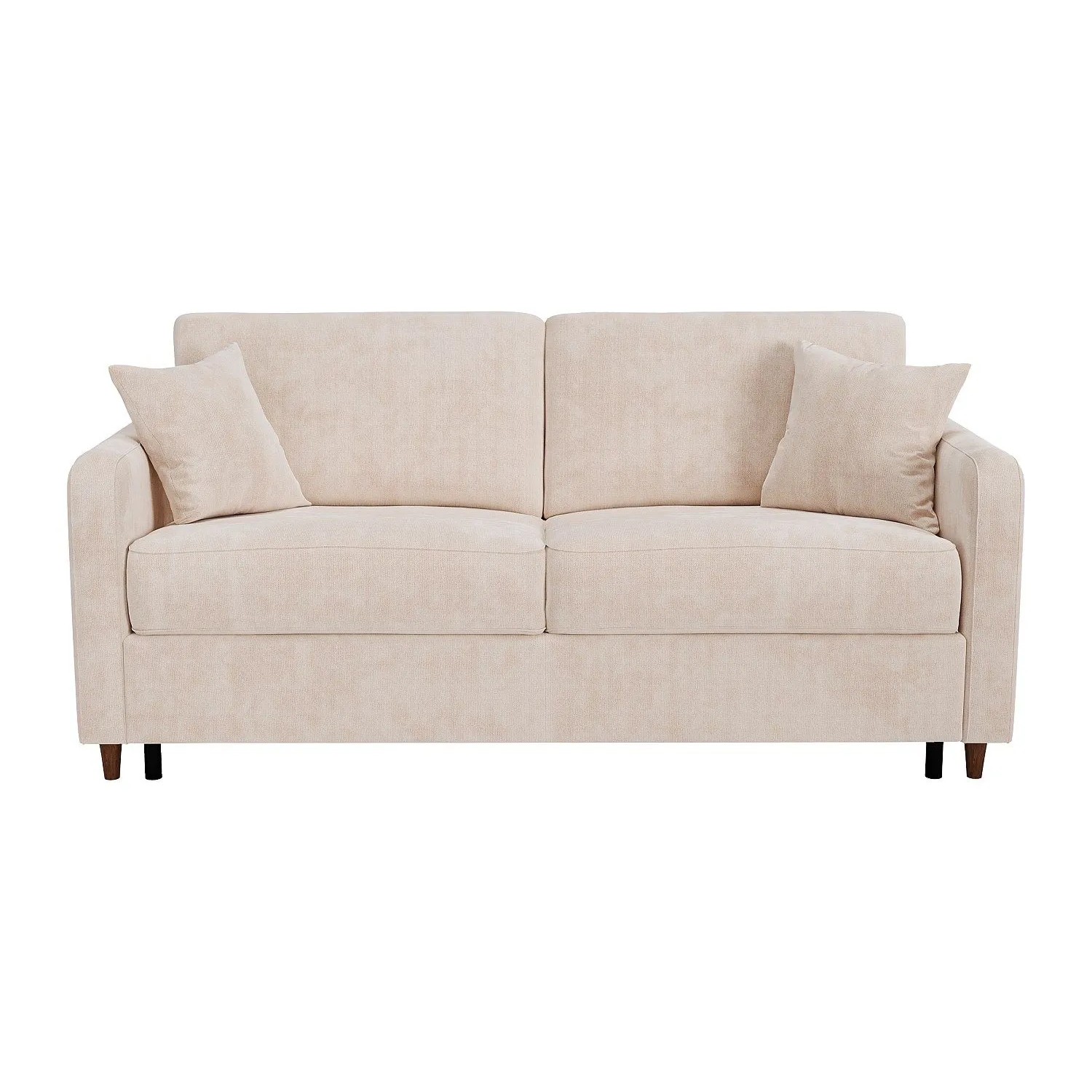 Vente-unique Schlafsofa Masitia Beige 180 cm