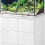 Eheim Aquarium-Kombination Proxima 175 ClassicLED Weiß mit Unterschrank, bepflanzt.
