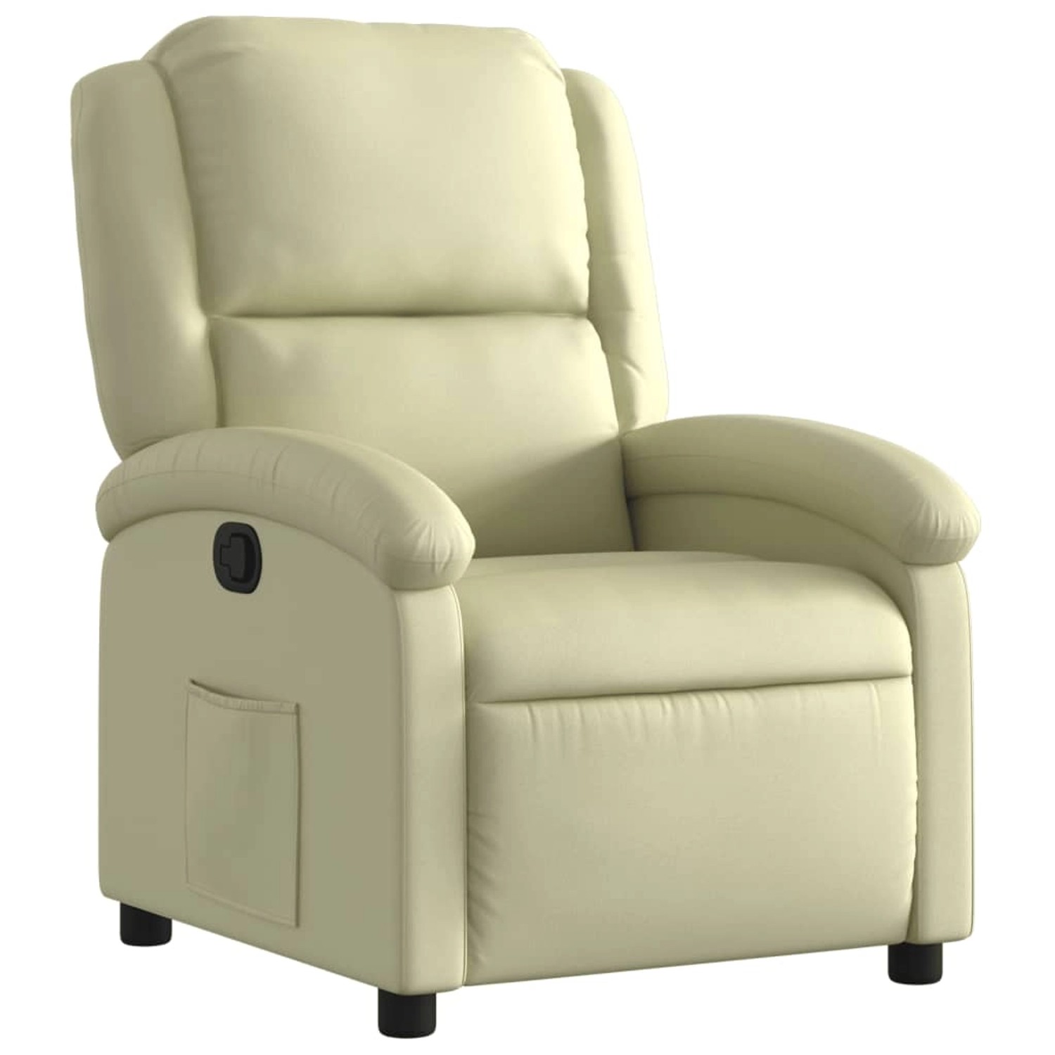vidaXL Relaxsessel Creme Echtleder 3205469 günstig online kaufen