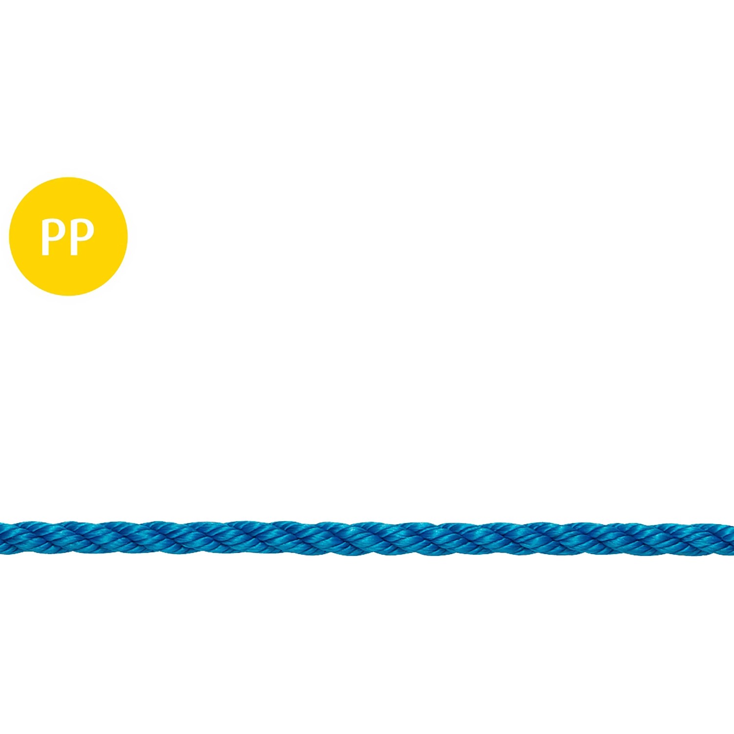 Conacord Seil Polypropylen Multifil Gedreht Ø 6 mm Blau Meterware