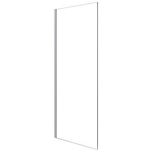 AICA Walk In Dusche 80x200cm, Duschwand aus 10mm ESG Glas mit Nano-Beschichtung.