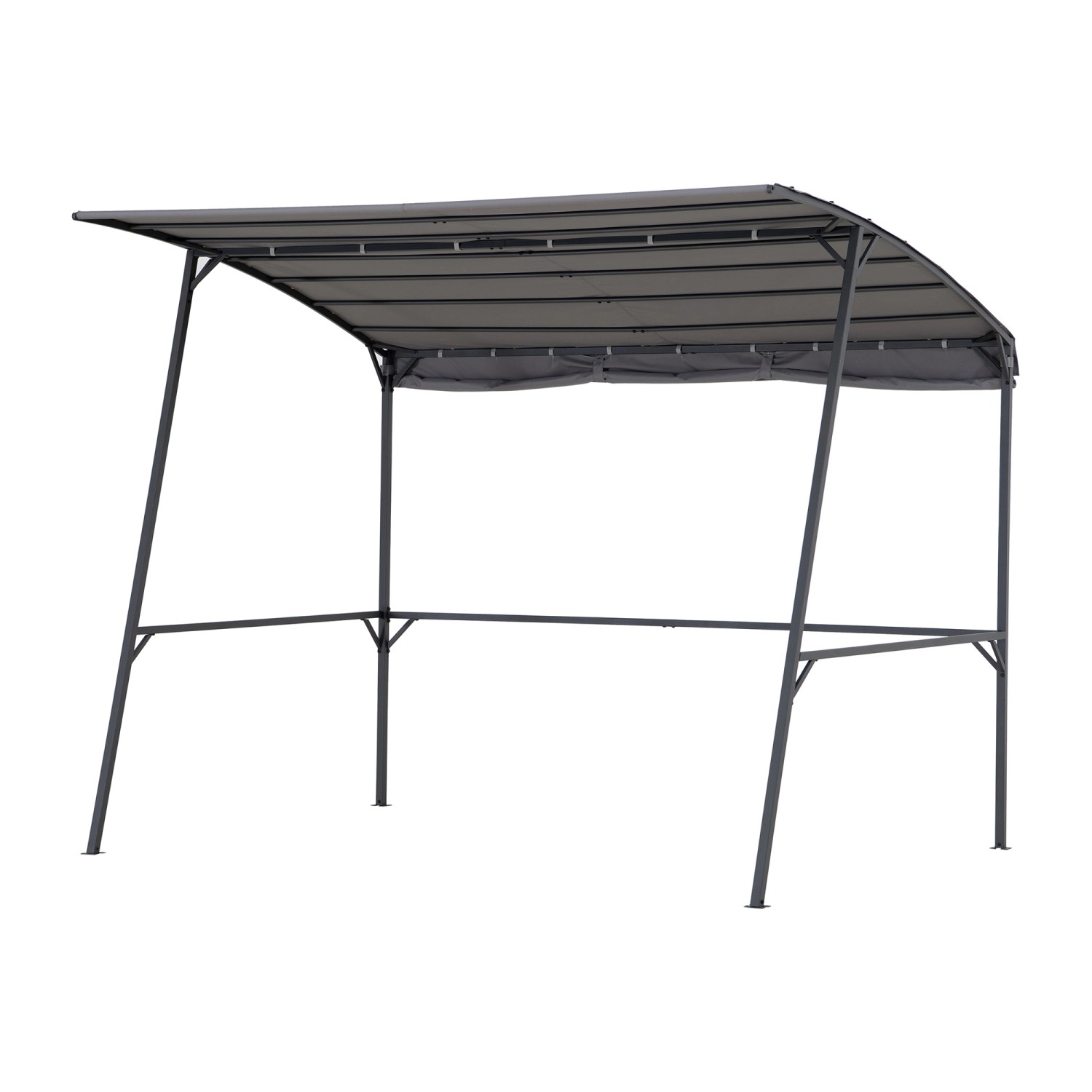 Sunjoy Whirlpool Pergola Vodno aus Stoff 220 cm x 284 cm Grau günstig online kaufen