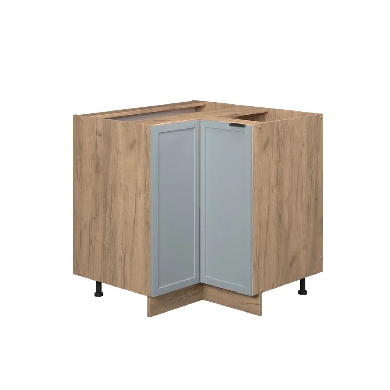 Vicco Eckunterschrank Fame-Line HellBlau-Grau 81 x 82 ohne Arbeitsplatte Art Nr 50792