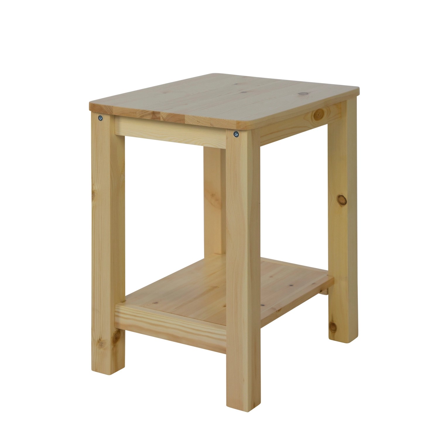 Homestyle4u Nachttisch 38x47x32 in Braun 1826