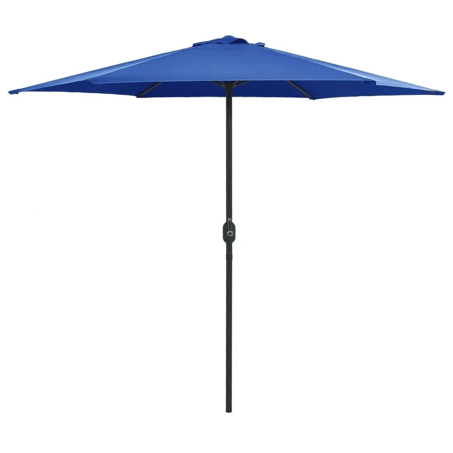 vidaXL Sonnenschirm mit Aluminium-Mast 270x246 cm Azurblau 47351