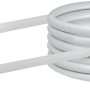 Weißes 10 m Schwaiger CAT 6 Netzwerkkabel mit RJ45 Stecker für Netzwerktechnik.