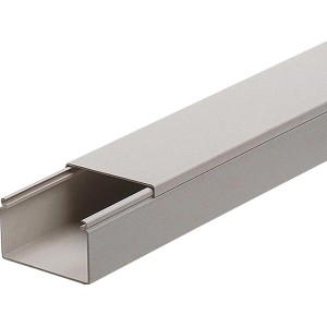 ASS Leitungsführungskanal, alpinweiß, 60x90 mm, 2 m Länge. Kabelkanal aus PVC.