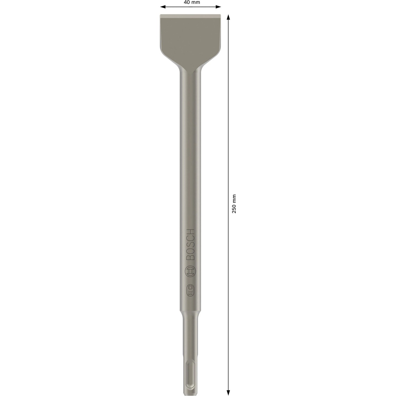 Bosch Spatmeißel mit SDS-plus-Aufnahme 250 mm x 40 mm