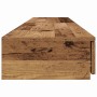 vidaXL Bettschublade aus Altholz-Holzwerkstoff, braun mit Maserung, 180 cm lang. Perfekt für Nachttische.