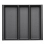 SOTECH ORGA-BOX-2 Multifunktionseinsatz Tiefe 462mm Höhe 50,5mm Für Nobilia Küche Canvas Struktur Anthrazit Breite 509mm