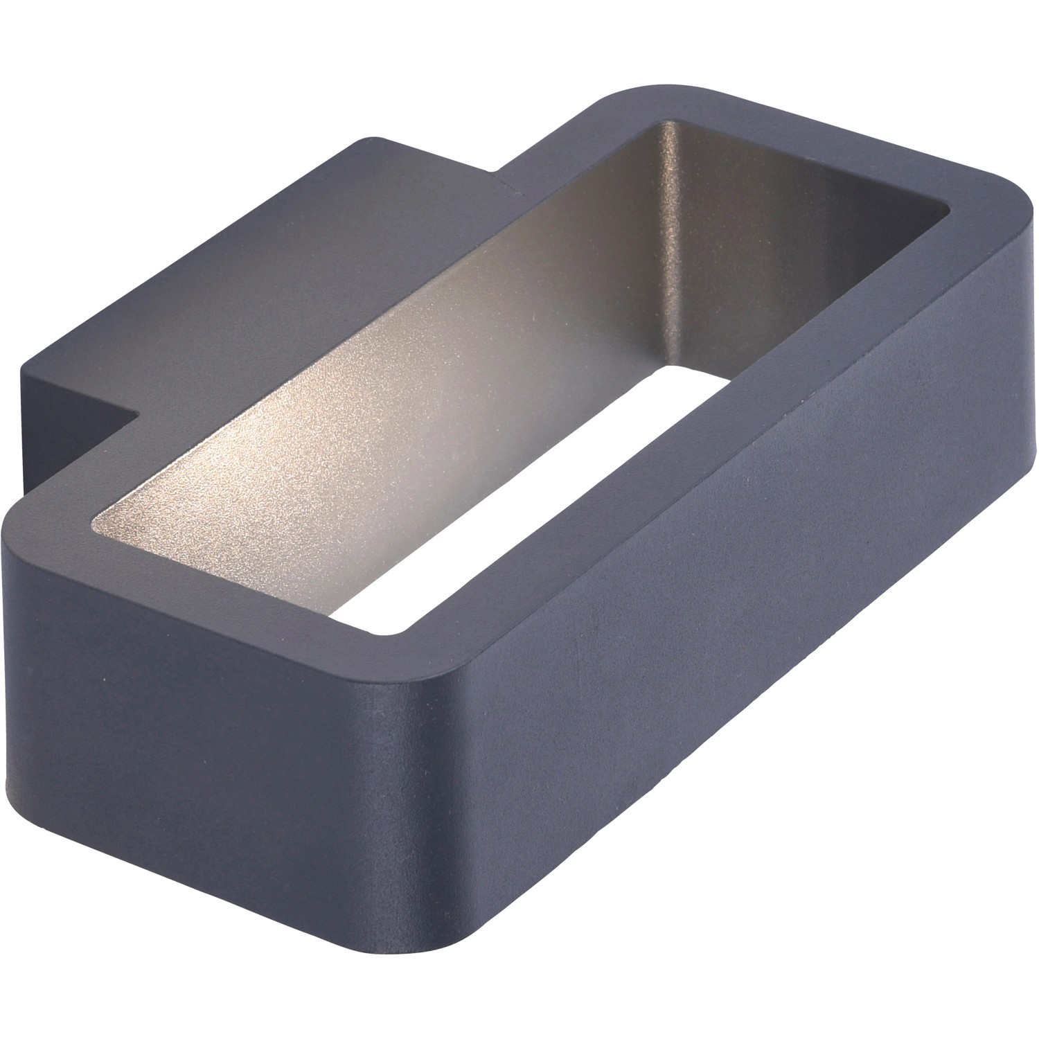 Moderne, anthrazitfarbene LED-Wandleuchte Hendrik von Paul Neuhaus für Innen & Außen.