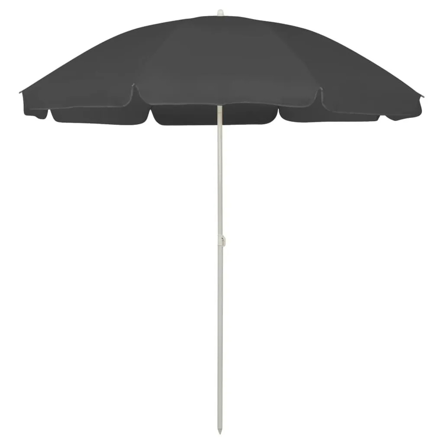 Furnicato Strandschirm Anthrazit 240 Cm