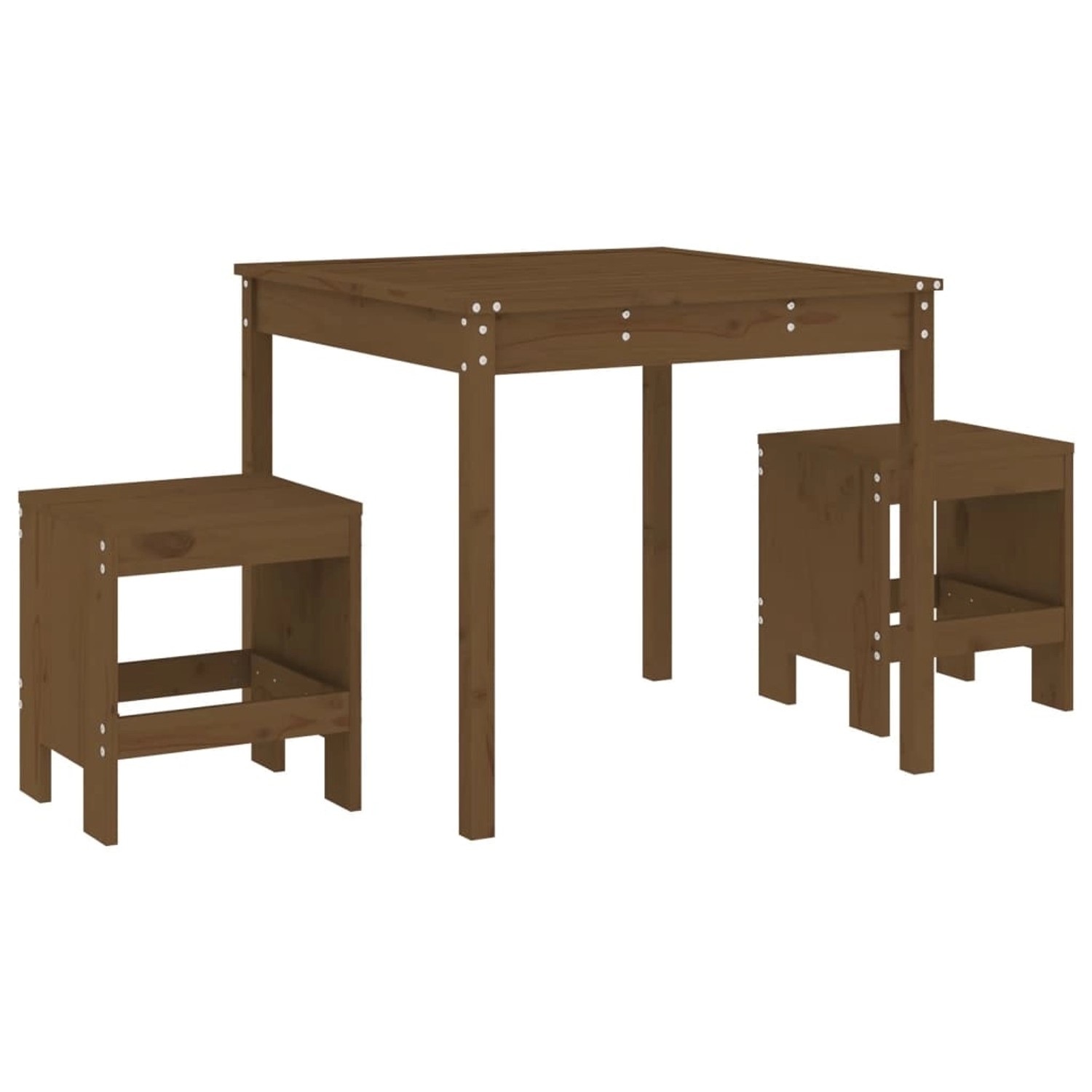 Thumbnail - vidaXL 3-tlg Garten-Bistro-Set Honigbraun Massivholz Kiefer