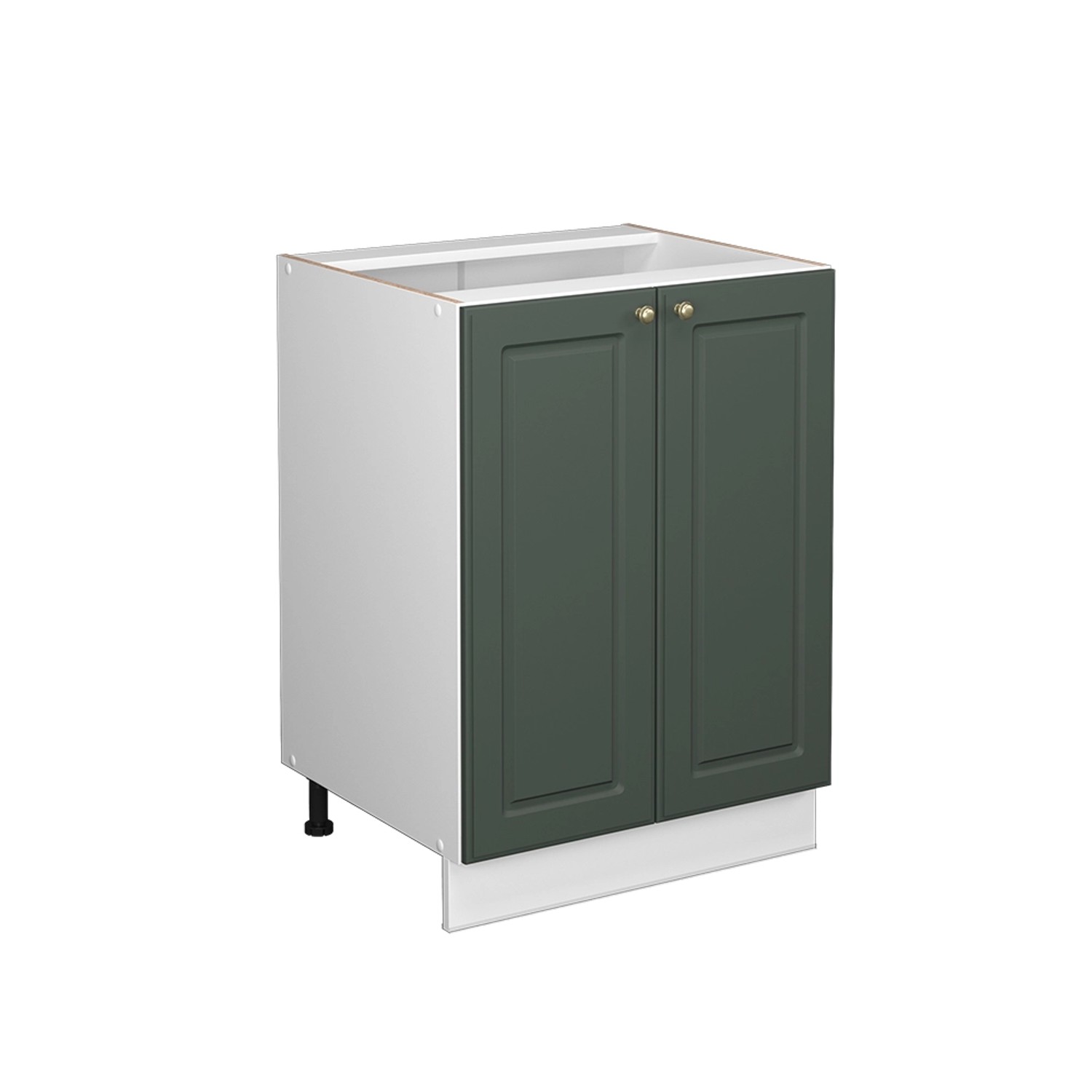Vicco Midischrank Fame-Line Grün-Gold Landhaus/Weiß 60 x 82 cm ohne Arbeitsplatte