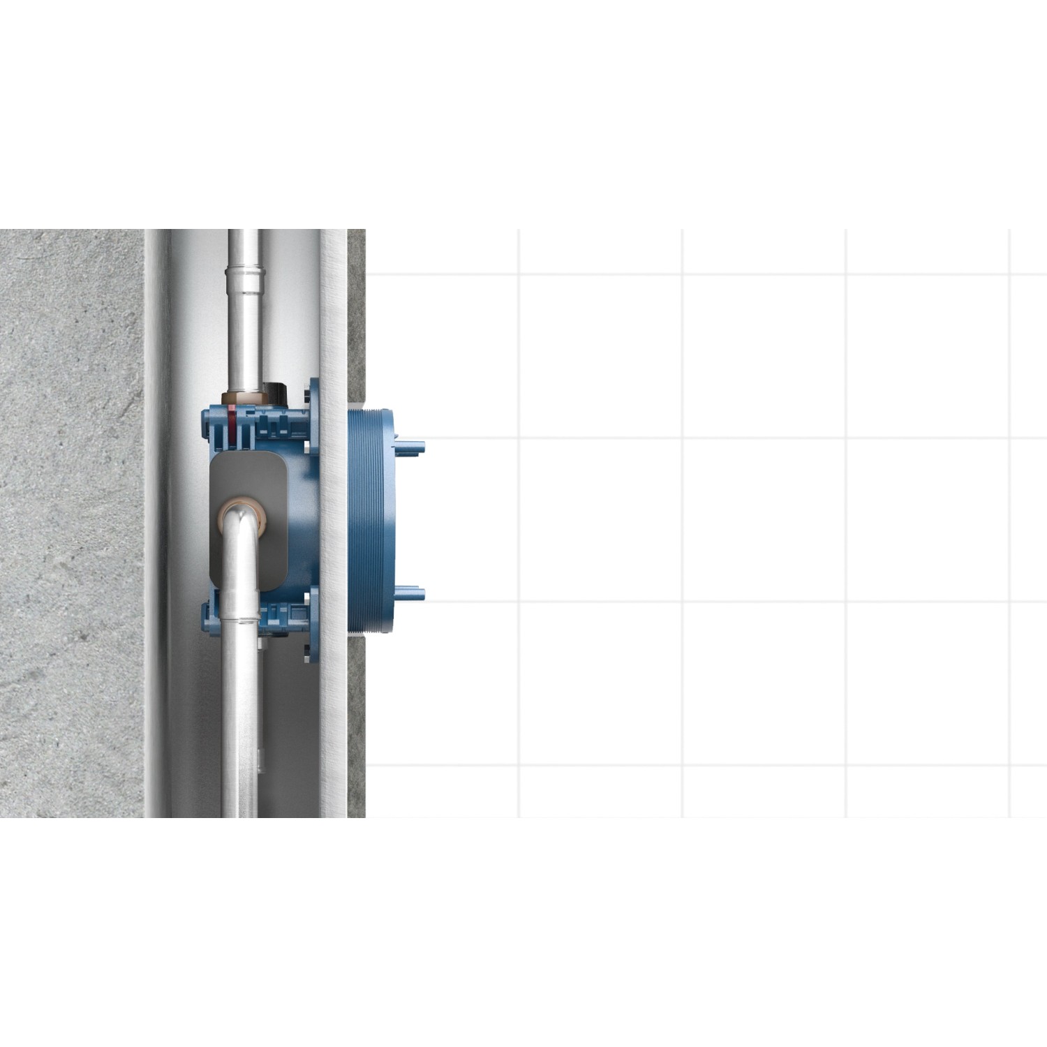 Ideal Standard Easy-Box Unterputz-Bausatz für Armaturen im Rohbau.