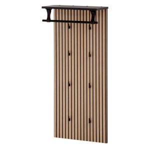 Schildmeyer Hakenpaneel Hank 500 Braun 110,6 cm x 20,9 cm x 50 cm