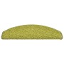 Grüne, halbrunde Stufenmatte, 65x21 cm, aus PP-getuftet, 30er Set.